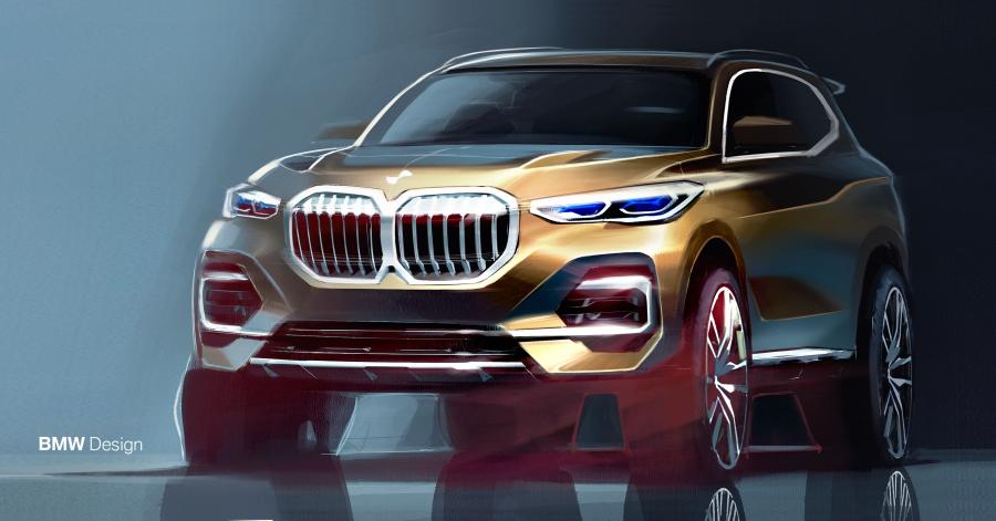 Эскиз BMW X5 xDrive30d M Sport (G05) 2018 года  (WW) (фото 61 из 75)